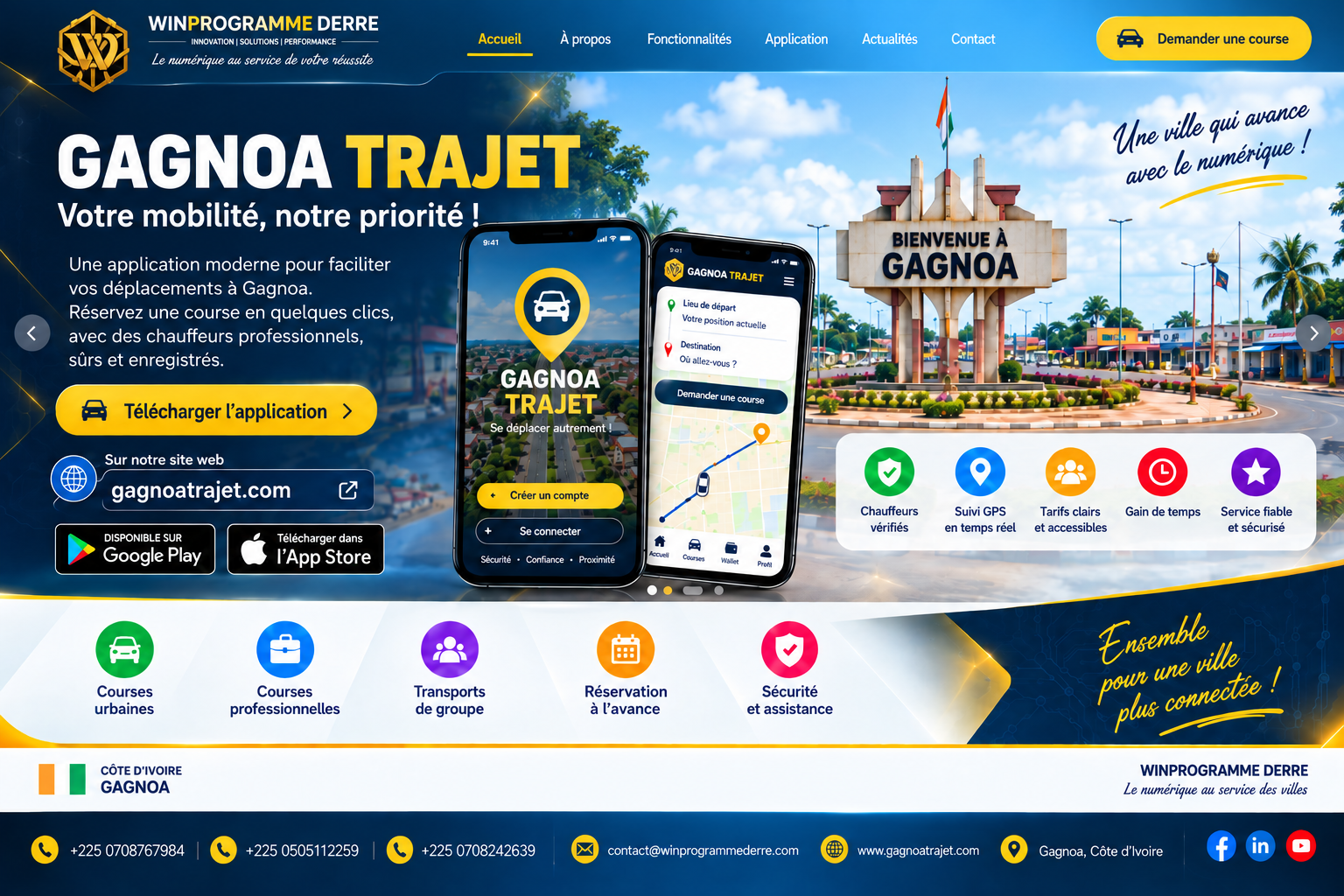 GAGNOA TRAJET - Winprogramme Derre